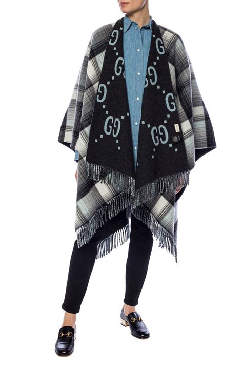 gucci poncho ebay|gucci reversible poncho.